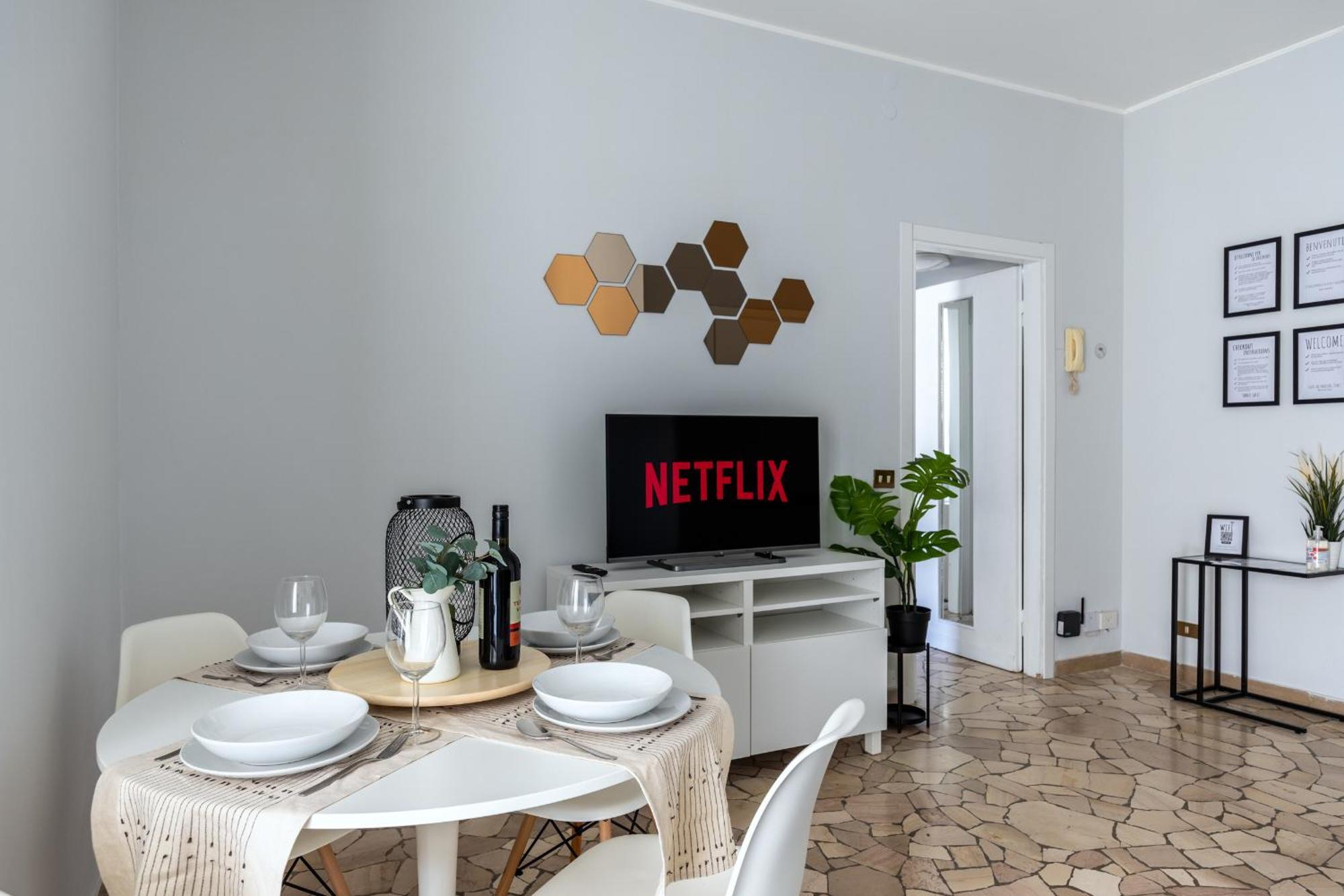 8 Min Dalla Metro Casa Elegante Con Netflix E Wifi 밀라노 외부 사진